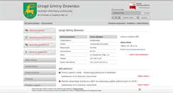 Desktop Screenshot of bip.gminadrawsko.pl