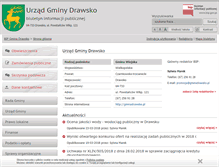 Tablet Screenshot of bip.gminadrawsko.pl
