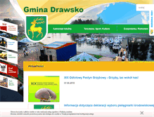 Tablet Screenshot of gminadrawsko.pl